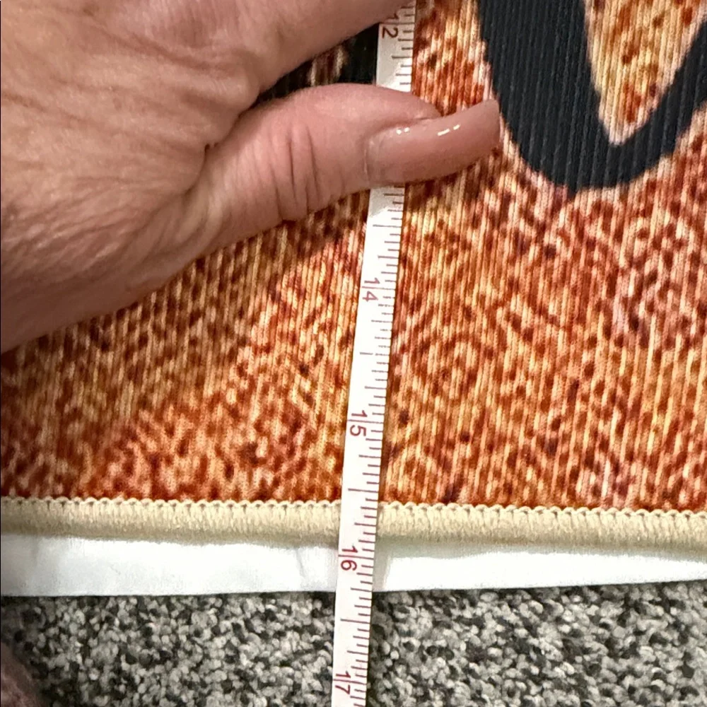Hello Fall Doormat - Orange and Black